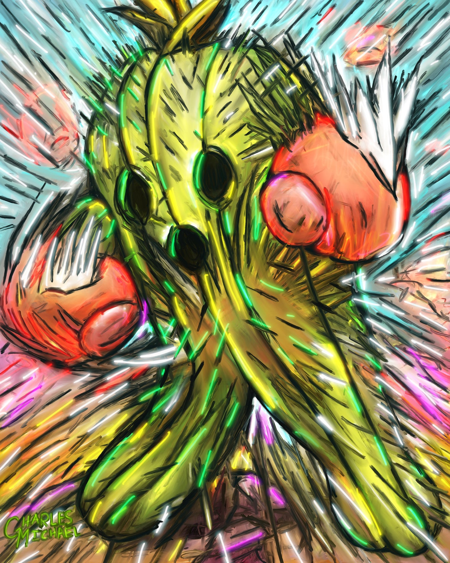 Radiant Desert Whirlwind