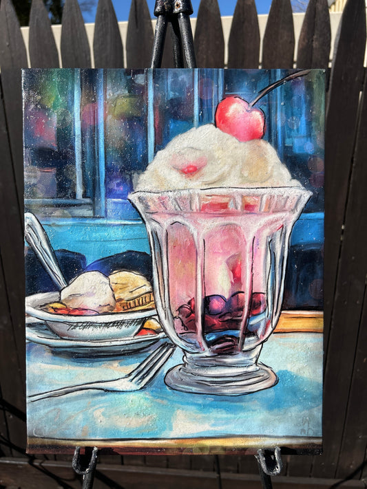 Sweet Serenade at Sundown Diner Medium Original