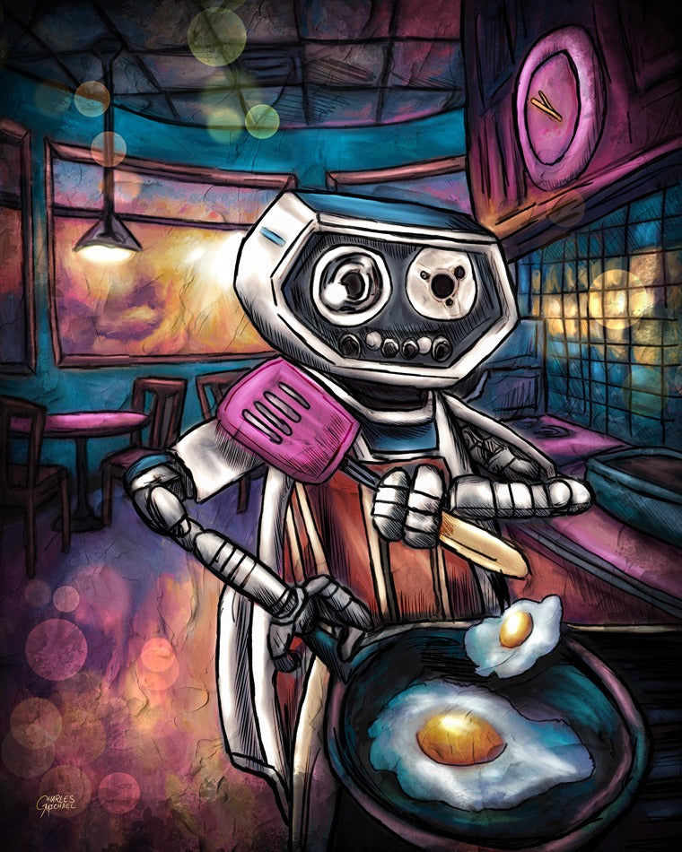 Fantastic Neon Chef