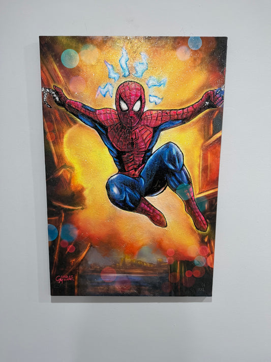 Web Dance Amidst Fire XXL Original