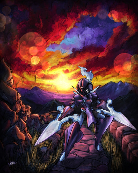 Warrior Apparition at Sunset