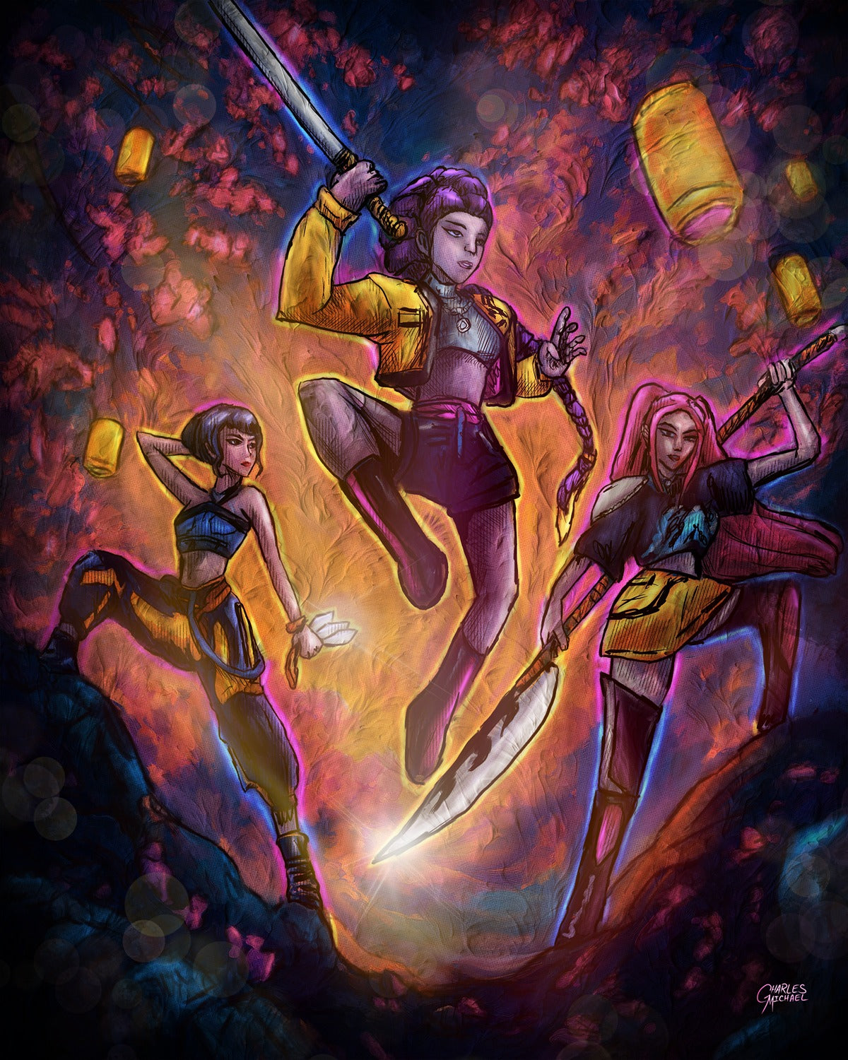 Blossomfire Vanguard of the Lantern Rise